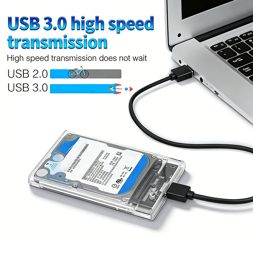 2,5-дюймовый прозрачный корпус – обзор и цена External Ssd