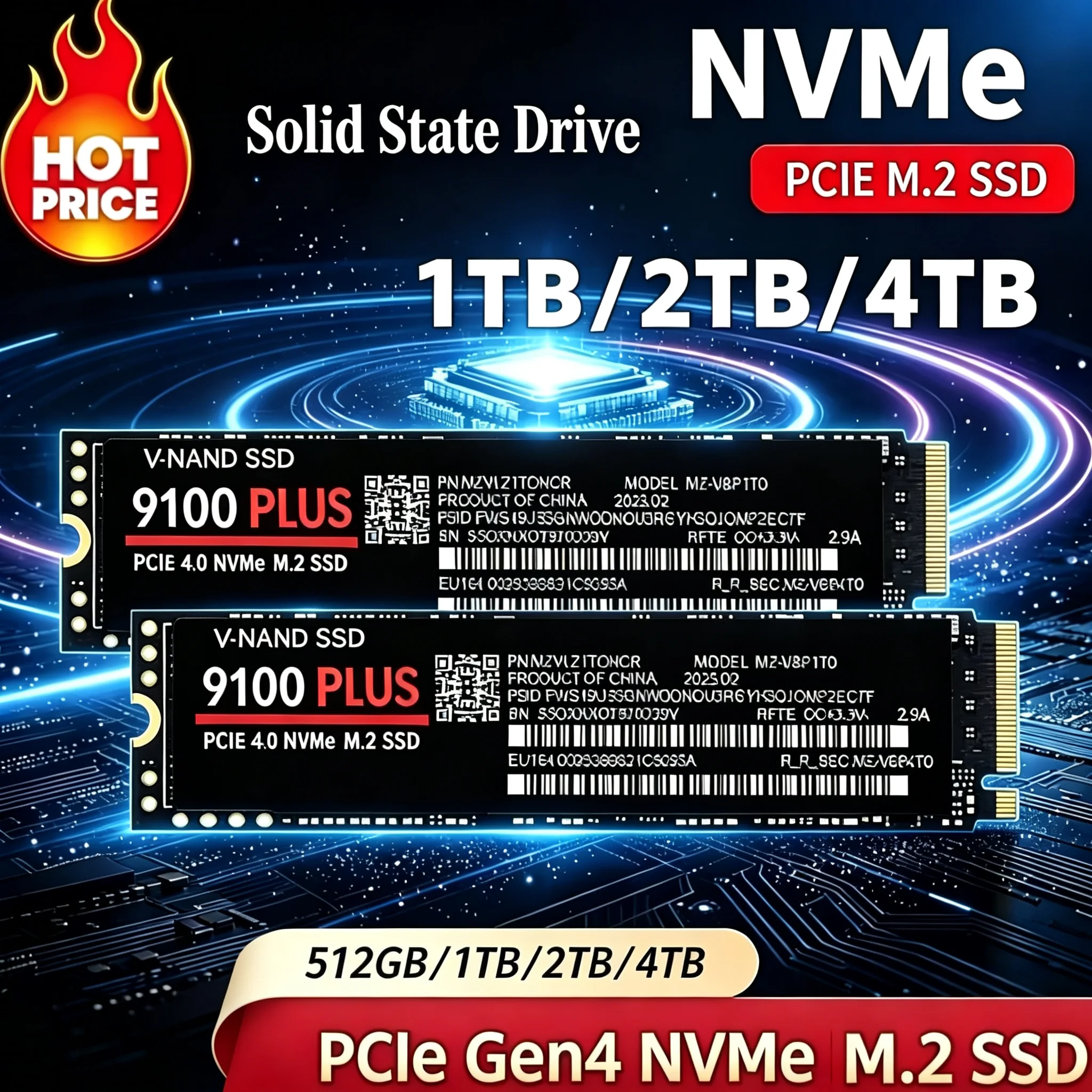 M.2 NVMe SSD 9100 PLUS PCIe Ge – обзор и цена Ssd 500Gb